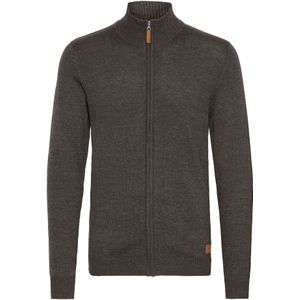 BLEND Gebreid vest 'Norman'  donkergrijs