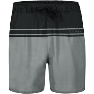 normani Zwemshorts 'Makaha'  grijs / zwart