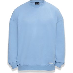 Dropsize Sweatshirt 'Bazix Republiq'  lichtblauw
