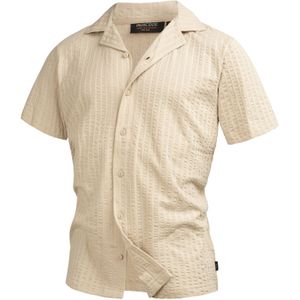 INDICODE JEANS Overhemd 'Crepe'  beige