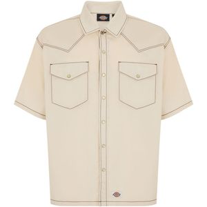 RIVER RANCH Overhemd - Effen - Kentkraag - Comfort Fit - Kwartmouw