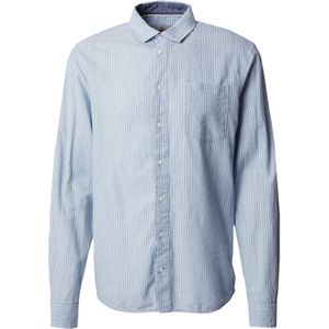 BLEND Overhemd  lichtblauw / wit