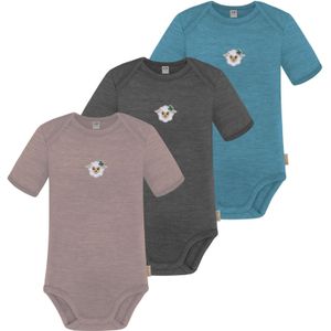 normani Rompertje/body 'Tauranga'  antraciet / petrol / oudroze