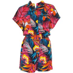 SUNFLAIR Jumpsuit  neonblauw / geel / lichtrood / zwart