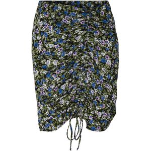 VERO MODA Rok 'Abby'  royal blue/koningsblauw / appel / sering / zwart