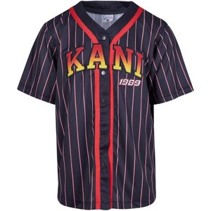 Karl Kani Shirt 'KM233-003-1'  geel / vuurrood / zwart / wit