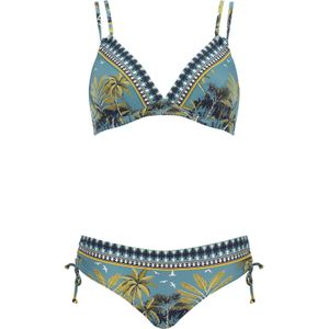 OLYMPIA Bikini  navy / duifblauw / olijfgroen / wit