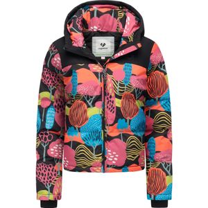 Ragwear Winterjas 'Amazze'  blauw / geel / oranje / zwart