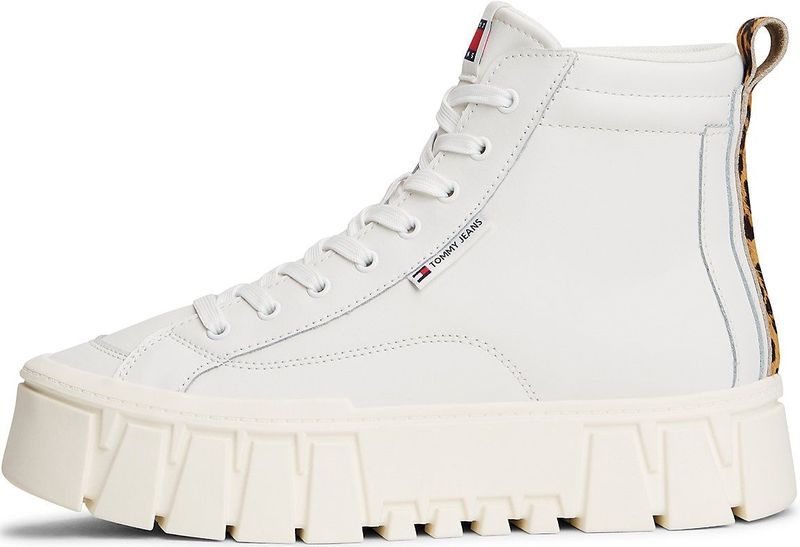 Tommy Jeans Sneakers hoog  wit