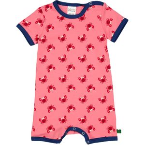 Fred's World by GREEN COTTON Rompertje/body  marine / pitaja roze / rood / wit