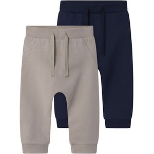 TWO SOON Broek  marine / grijs