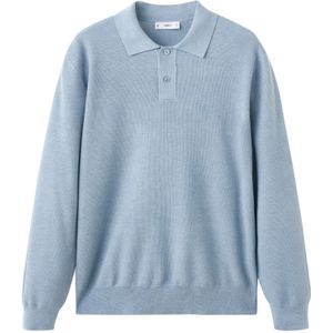 MANGO MAN Trui 'Tens'  royal blue/koningsblauw