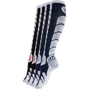 Stark Soul Sportsokken  donkerblauw / grijs gemêleerd / vuurrood / zwart