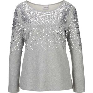 MADELEINE Sweatshirt  grijs gemêleerd / zilver