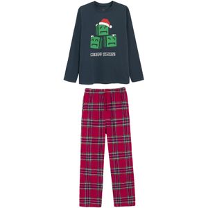 Cool Club Nachtkledij  groen / donkergroen / rood / wit