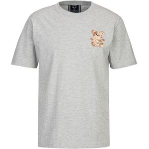 19V69 ITALIA Shirt 'Rafael'  beige / grijs gemêleerd