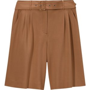 MADELEINE Bandplooibroek  bruin