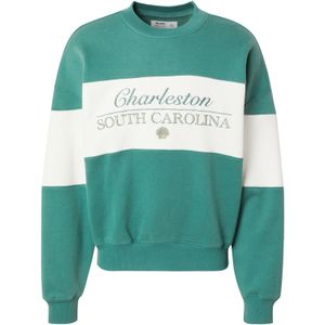 HOLLISTER Sweatshirt 'DESTINATION'  lichtgeel / smaragd / wit