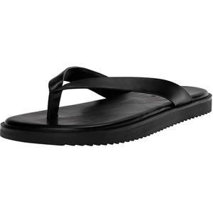 Pull&Bear Teenslippers  zwart