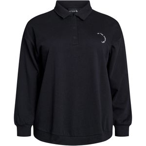 Active by Zizzi Sportief sweatshirt  zwart