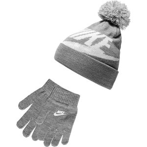 Nike - Sportswear Set - Grijs Gemêleerd/Wit - 2-delig