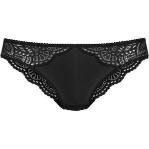 Lascana Slip Aurora - Zwart - Katoen - Aansluitend