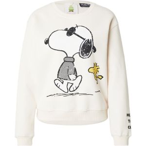 PRINCESS GOES HOLLYWOOD Sweatshirt 'Snoopy Cool Walk'  sand / geel / zwart
