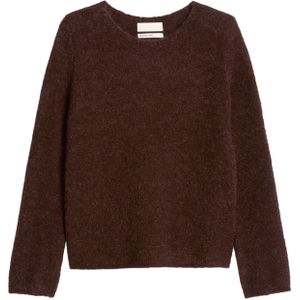 Marc O'Polo Trui 'Bouclé'  donkerrood