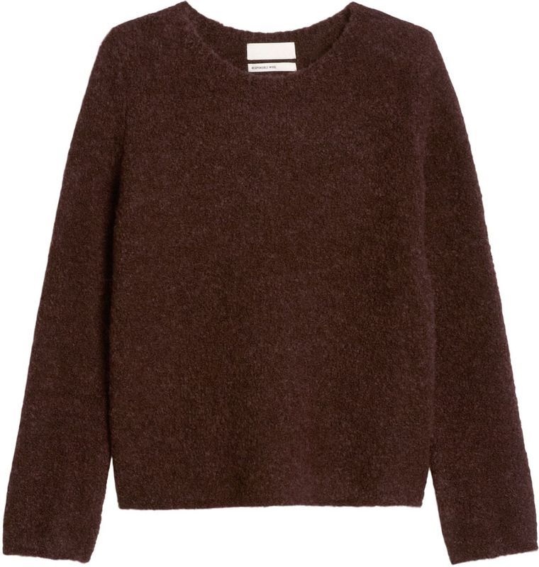 Marc O'Polo - Gebreide Pullover - Mêlee - Regular Fit - Scheerwolmix met Alpaca