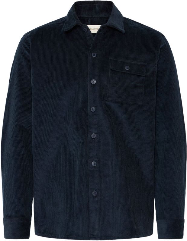 Blend - Vrijetijdsoverhemd - Regular Fit - Met Borstzak