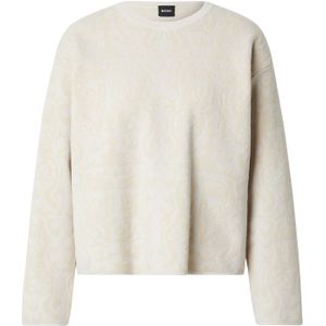 BOSS Trui 'Fu_CNY'  offwhite / wolwit