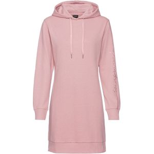 Vivance - Sweatjurk - Roze - Loungewear Borduursel