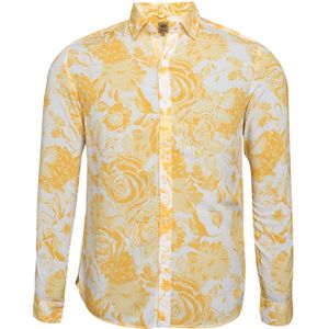 Campus Sutra Overhemd ' Brayden '  geel / wit