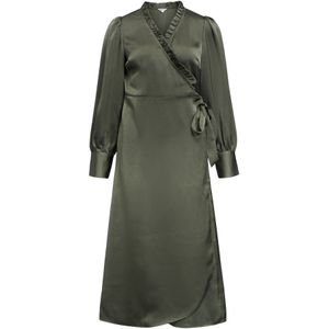 OBJECT Jurk  olijfgroen