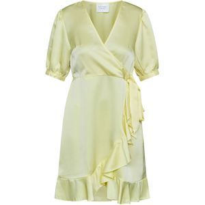 SISTERS POINT Jurk 'GIVEA'  pasteelgeel