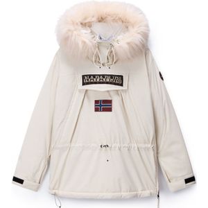 NAPAPIJRI Winterjas 'Skidoo 2.0'  beige / lichtbeige / bourgogne / zwart