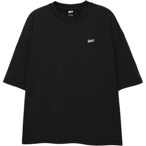 Pull&Bear Shirt  zwart / wit