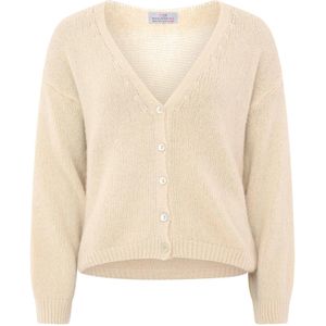 Zwillingsherz Gebreid vest  beige