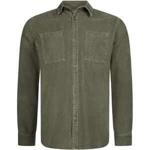 INDICODE JEANS Overhemd 'Thyge'  donkergroen