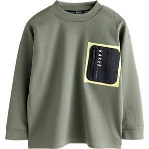 Baker by Ted Baker Shirt  groen / zwart / wit