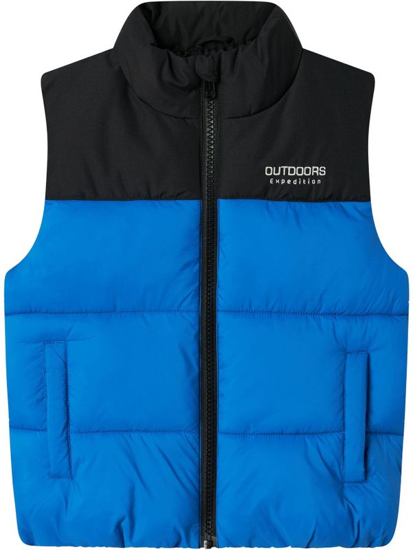 Name It - NMMMOLE VEST PB - Bodywarmer - Skydiver - Met Afneembare Capuchon