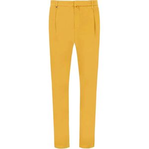 Distretto12 Bandplooibroek 'Rio Pence T. Giron'  oker