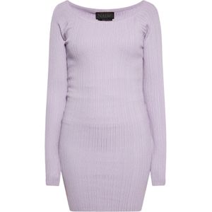 NAEMI Gebreide jurk  lavendel
