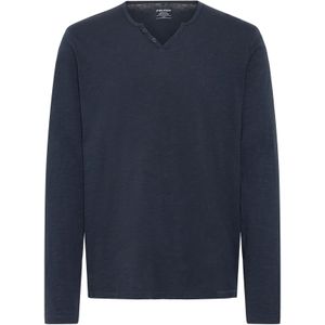 Blend - BHIVALDE SPILT NCK L/S TEE - T-shirt - Salute