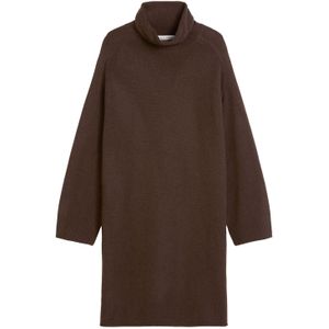 Marc O'Polo Gebreide jurk  donkerbruin