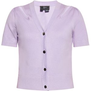 faina Gebreid vest  lavendel