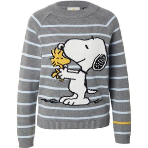 PRINCESS GOES HOLLYWOOD Trui 'Snoopy'  hemelsblauw / grijs / zwart / wit