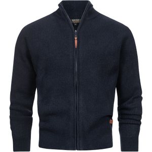 INDICODE JEANS Gebreid vest 'Peace'  marine