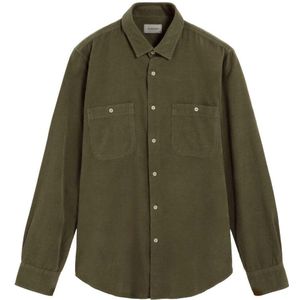 Scalpers Overhemd 'Saint'  donkergroen