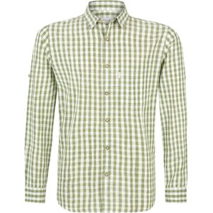 STOCKERPOINT Klederdracht overhemd 'Marco'  groen / wit